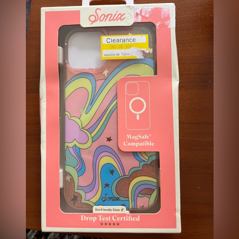 Sonix Pink Pastel Rainbow Cloud MagSafe iPhone 13 Case